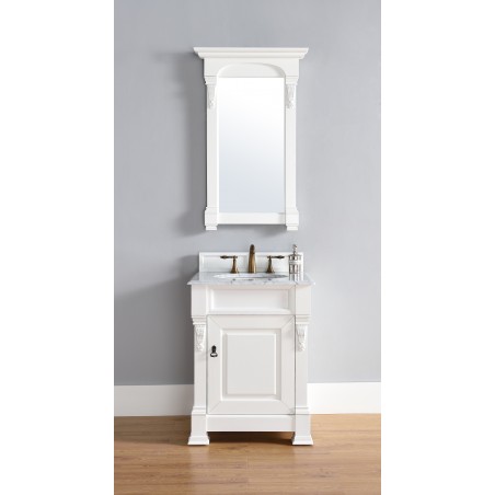 "Brookfield 26"" Single Cabinet Cottage White"