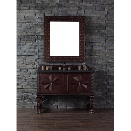 "Balmoral 48"" Single Vanity Cabinet Antique Walnut"