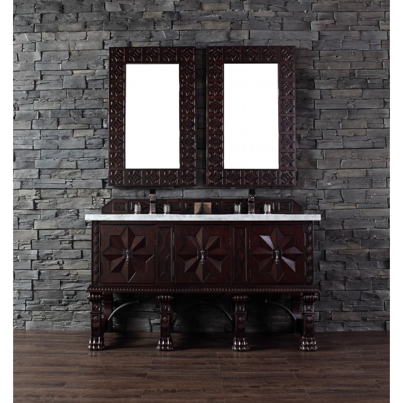 "Balmoral 60"" Single Vanity Cabinet Antique Walnut"