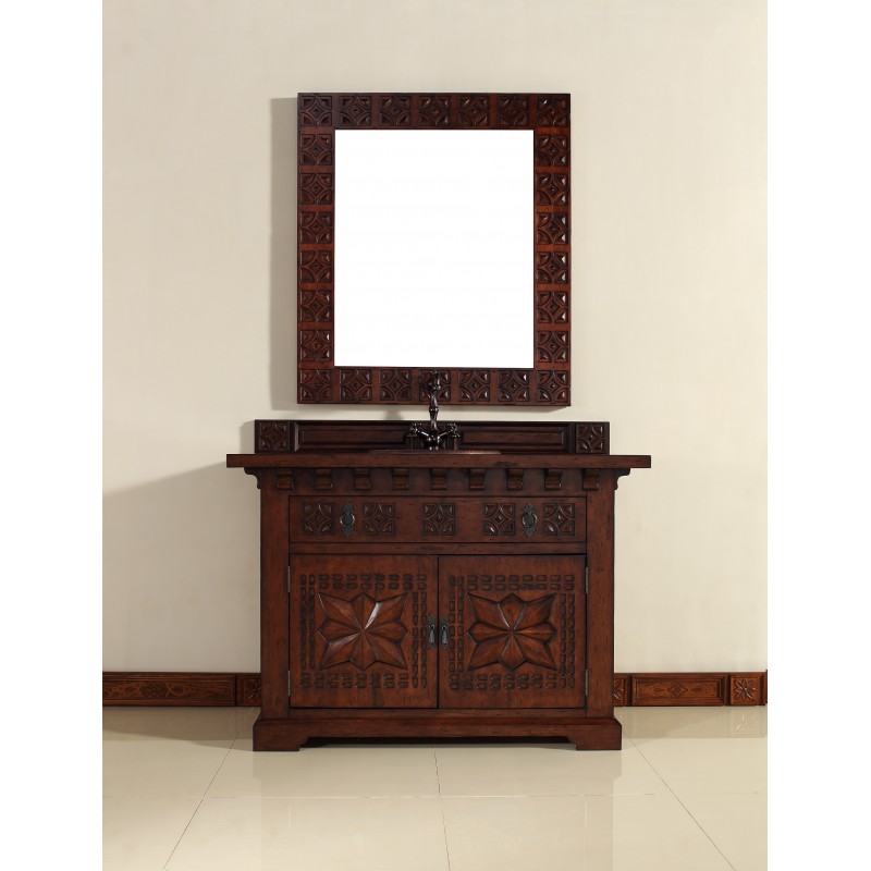 "Monterey 48"" Single Vanity Cabinet Antique Brandy"