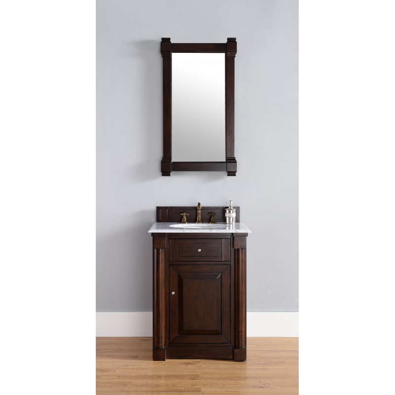 "New Haven 26"" Single Vanity Burnished Mahogany"