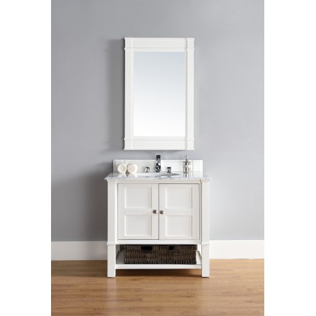 "Madison 36"" Single Vanity Cabinet Cottage White"