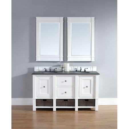 "Madison 60"" Single Vanity Cabinet Cottage White"