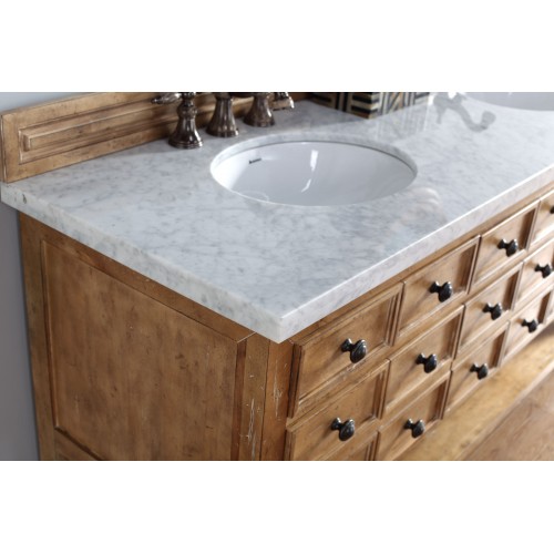 "Malibu 72"" Double Vanity Cabinet Honey Alder"