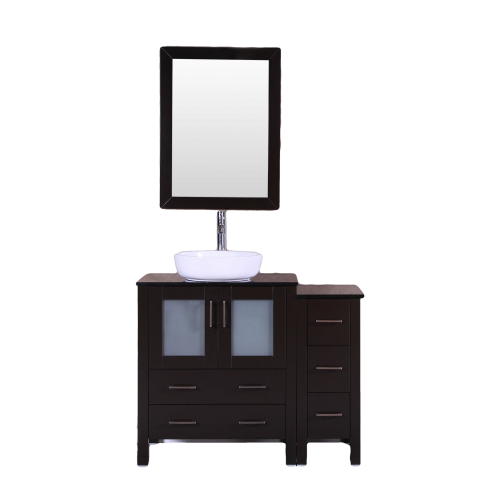 "42"" Bosconi AB130BWLBG1S Single Vanity"