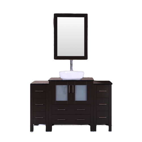 "54"" Bosconi AB130BWLBG2S Single Vanity"