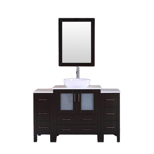 "54"" Bosconi AB130BWLPS2S Single Vanity"