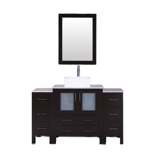 "54"" Bosconi AB130CBECM2S Single Vanity"