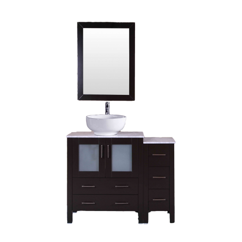 "42"" Bosconi AB130ROCM1S Single Vanity"