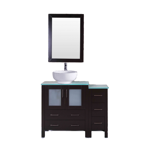 "42"" Bosconi AB130ROCWG1S Single Vanity"