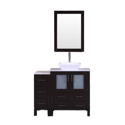 "42"" Bosconi AB130SQCM1S Single Vanity"