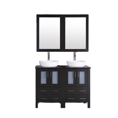 "48"" Bosconi AB224BWLBG Double Vanity"