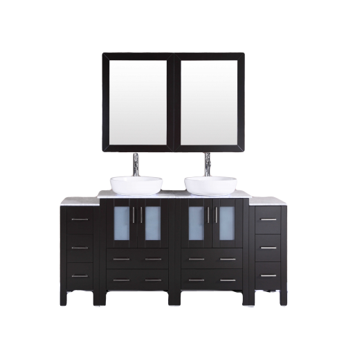 "72"" Bosconi AB224BWLCM2S Double Vanity "