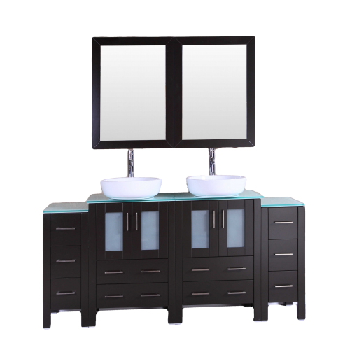 "72"" Bosconi AB224BWLCWG2S Double Vanity"