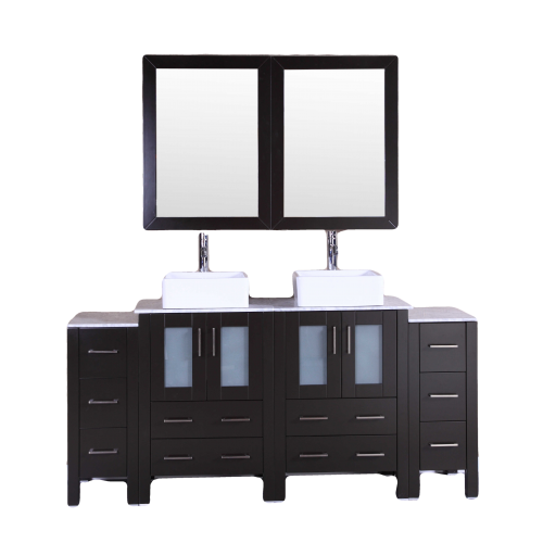 "72"" Bosconi AB224CBECM2S Double Vanity "