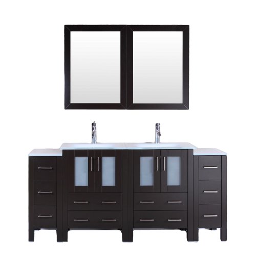 "72"" Bosconi AB224EWGU2S Double Vanity"