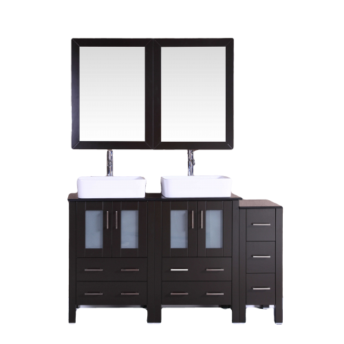 "60"" Bosconi AB224RCBG1S Double Vanity"