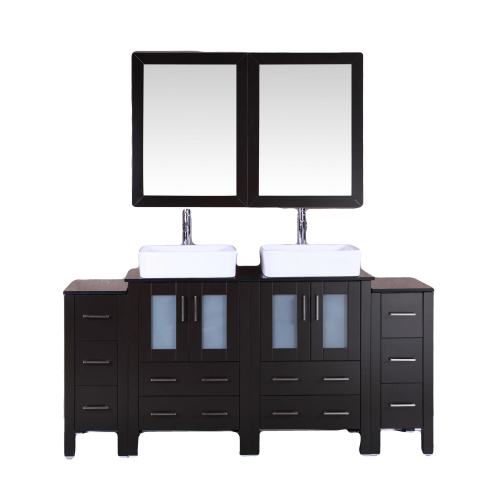 "72"" Bosconi AB224RCBG2S Double Vanity"