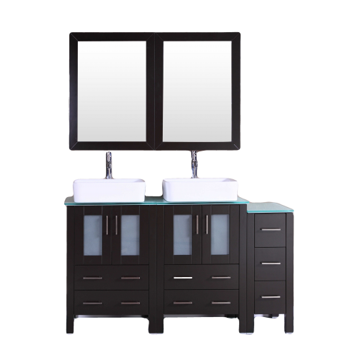 "60"" Bosconi AB224RCCWG1S Double Vanity"