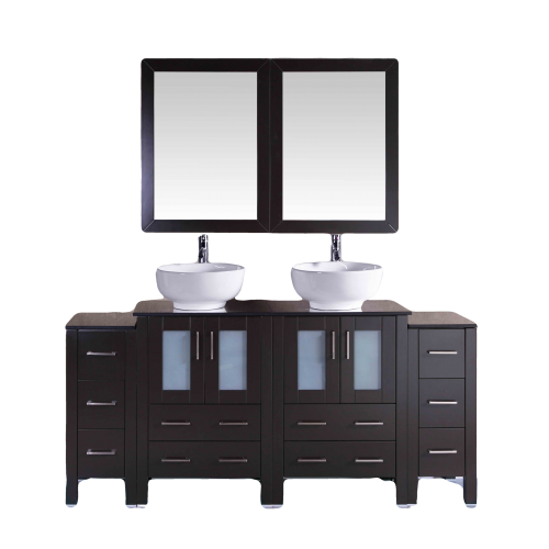 "72"" Bosconi AB224ROBG2S Double Vanity"