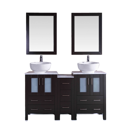 "60"" Bosconi AB224ROCM1S Double Vanity"