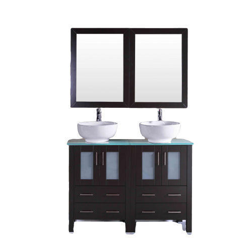 "48"" Bosconi AB124ROCCWG Double Vanity"