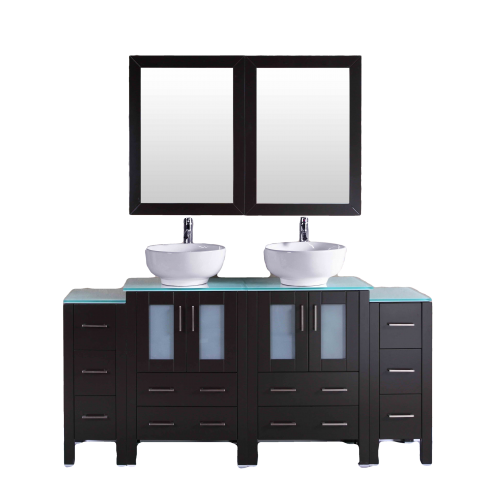 "72"" Bosconi AB124ROCCWG2S Double Vanity"