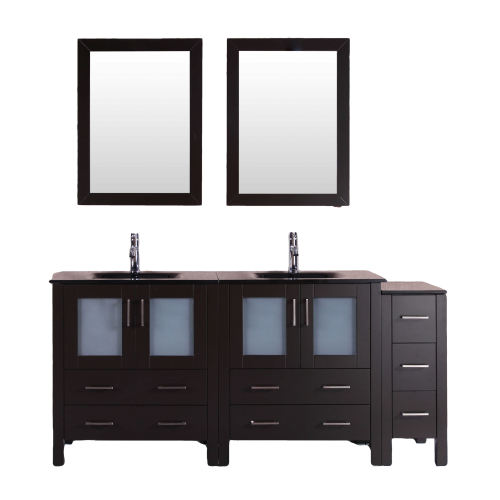 "72"" Bosconi AB230BGU1S Double Vanity"