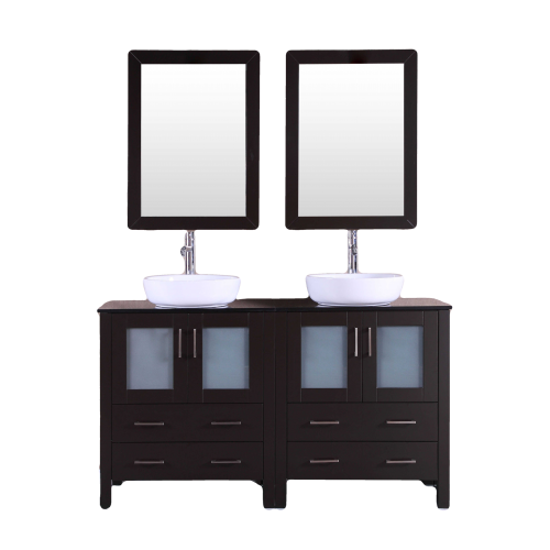 "60"" Bosconi AB230BWLBG Double Vanity"