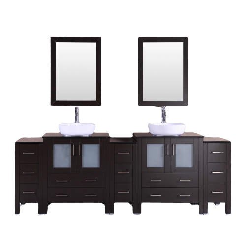 "96"" Bosconi AB230BWLBG3S Double Vanity"