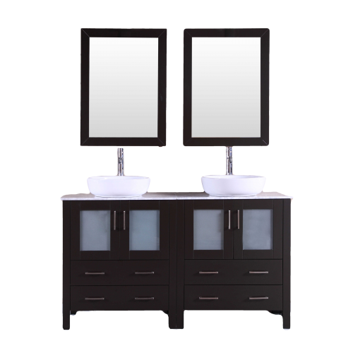 "60"" Bosconi AB230BWLCM Double Vanity"