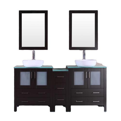 "72"" Bosconi AB230BWLCWG1S Double Vanity"