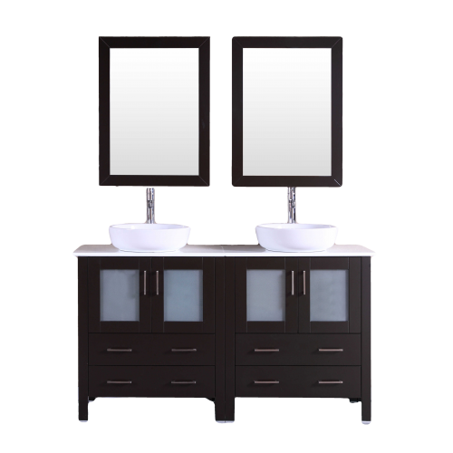 "60"" Bosconi AB230BWLPS Double Vanity"