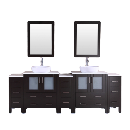 "96"" Bosconi AB230BWLPS3S Double Vanity"