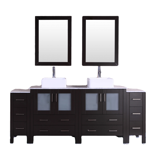 "84"" Bosconi AB230CBECM2S Double Vanity"