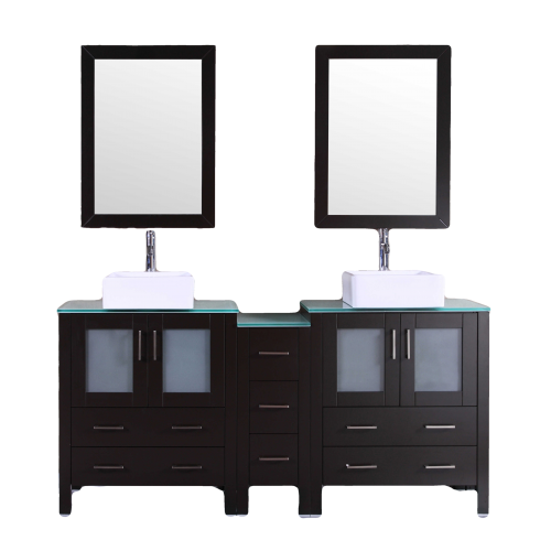 "72"" Bosconi AB230CBECWG1S Double Vanity"