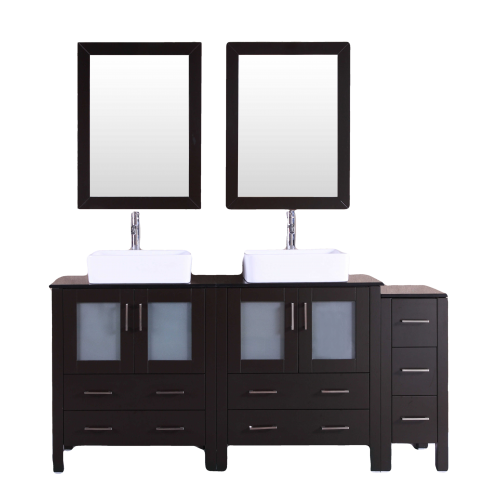 "72"" Bosconi AB230RCBG1S Double Vanity"