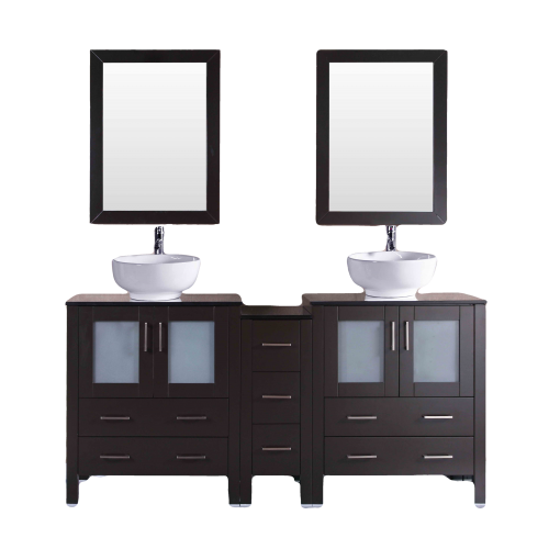 "72"" Bosconi AB230ROBG1S Double Vanity"