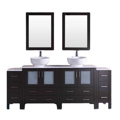 "84"" Bosconi AB230ROCM2S Double Vanity"