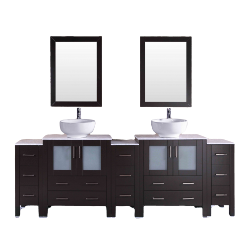 "96"" Bosconi AB230ROCM3S Double Vanity"