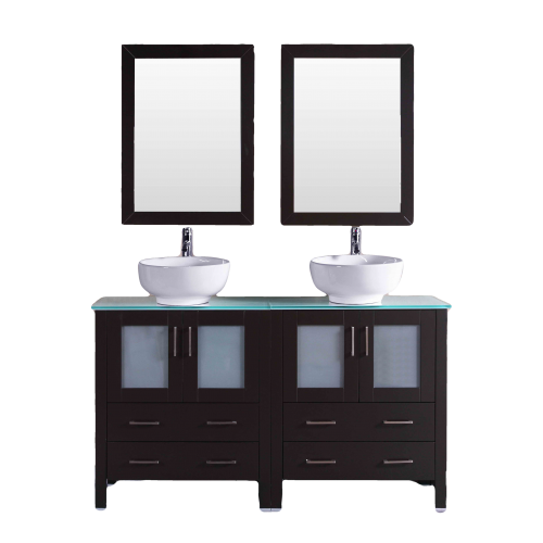 "60"" Bosconi AB230ROCWG Double Vanity"