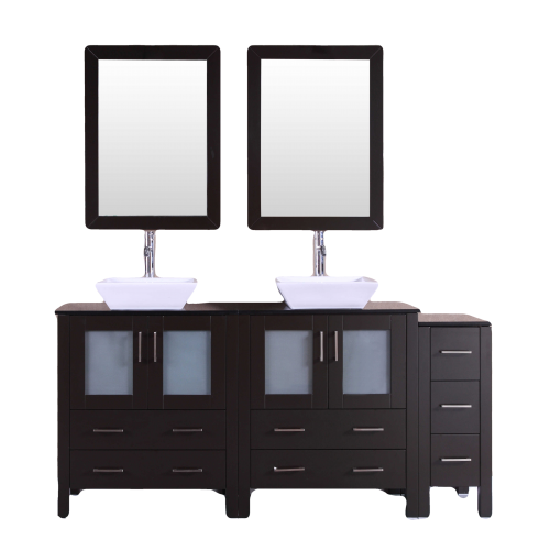 "72"" Bosconi AB230SQBG1S Double Vanity"