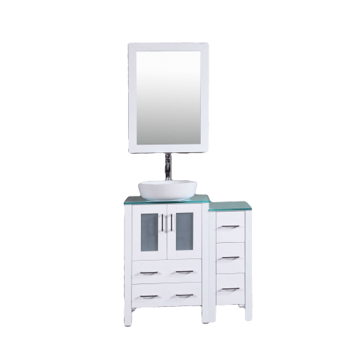 "36"" Bosconi AW124BWLCWG1S Single Vanity"