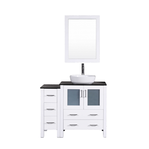 "42"" Bosconi AW130BWLBG1S Single Vanity"