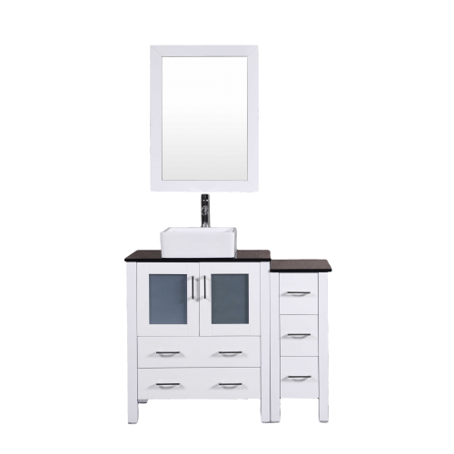 "42"" Bosconi AW130CBEBG1S Single Vanity"