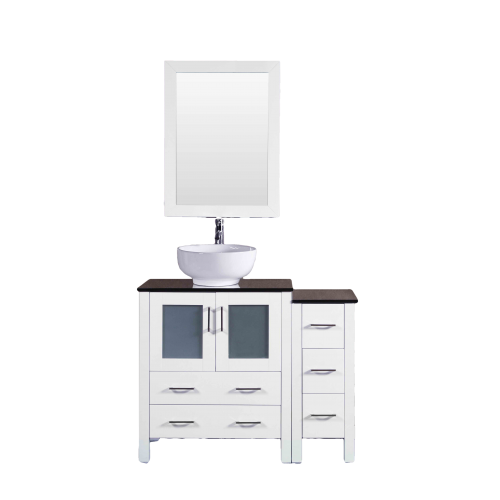 "42"" Bosconi AW130ROBG1S Single Vanity"