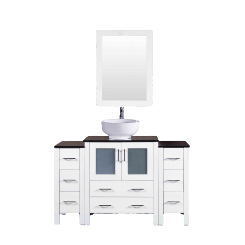 "54"" Bosconi AW130ROBG2S Single Vanity"