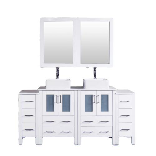 "72"" Bosconi AW224CBEPS2S Double Vanity "