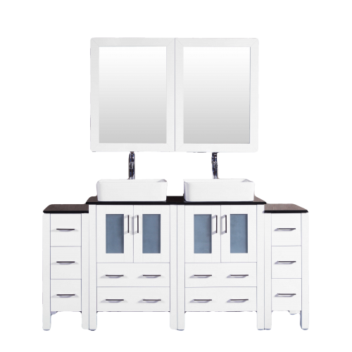 "72"" Bosconi AW224RCBG2S Double Vanity"