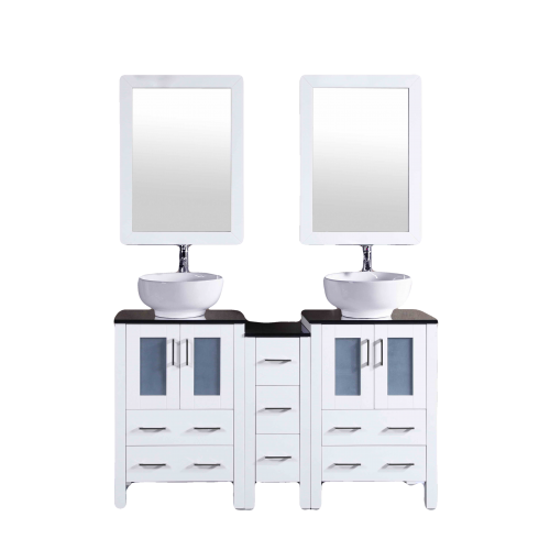 "60"" Bosconi AW224ROBG1S Double Vanity"